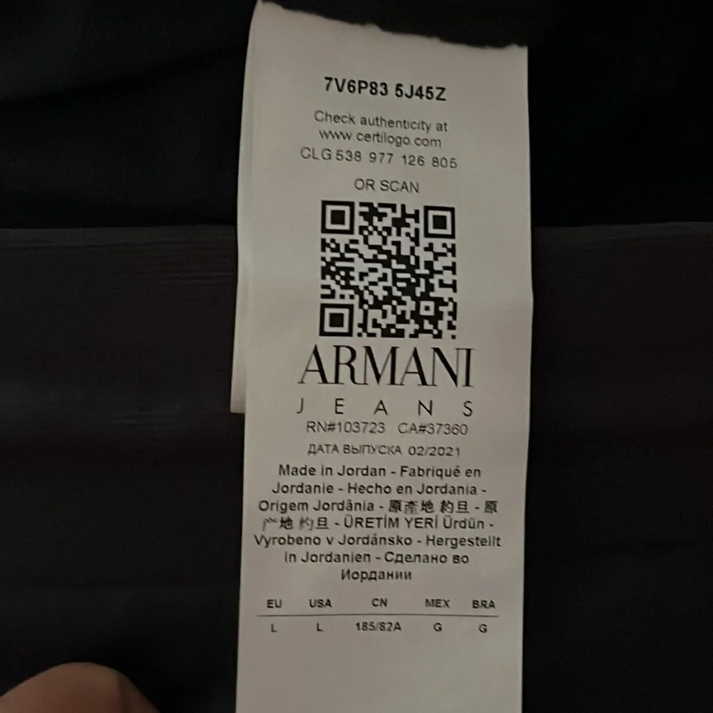 Armani Navy Blue Trousers - Picture 7 of 7